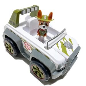 Paw Patrol Tracker Figure Cruiser Pull Back Sounds Jungle Jeep Spin Master
